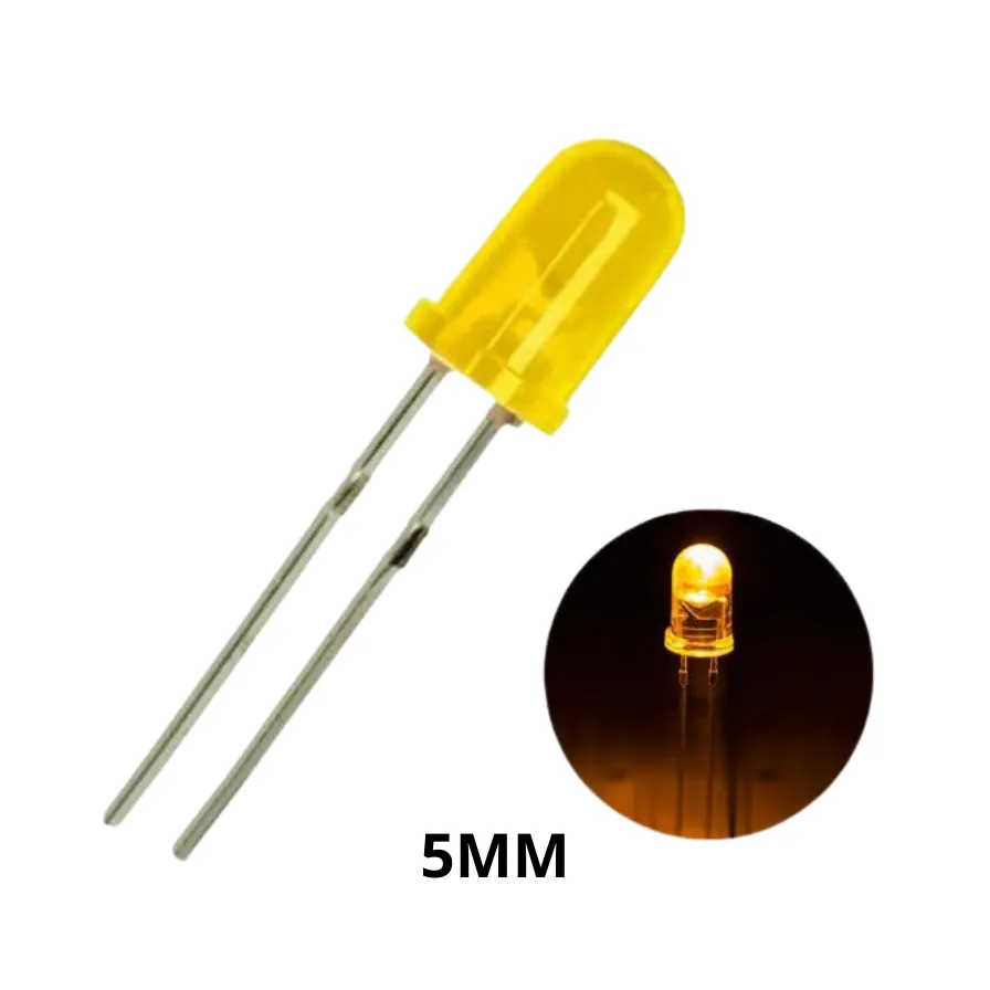 DIODO LED 5MM AMARILLO xUND.