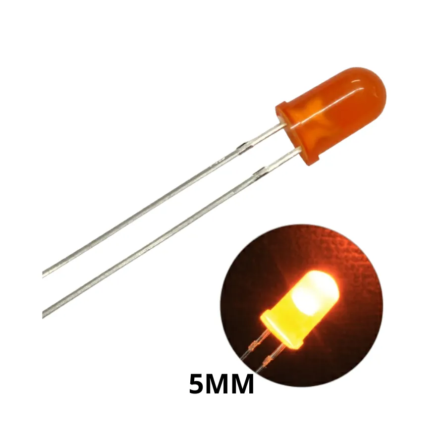 DIODO LED 5MM NARANJA xUND.