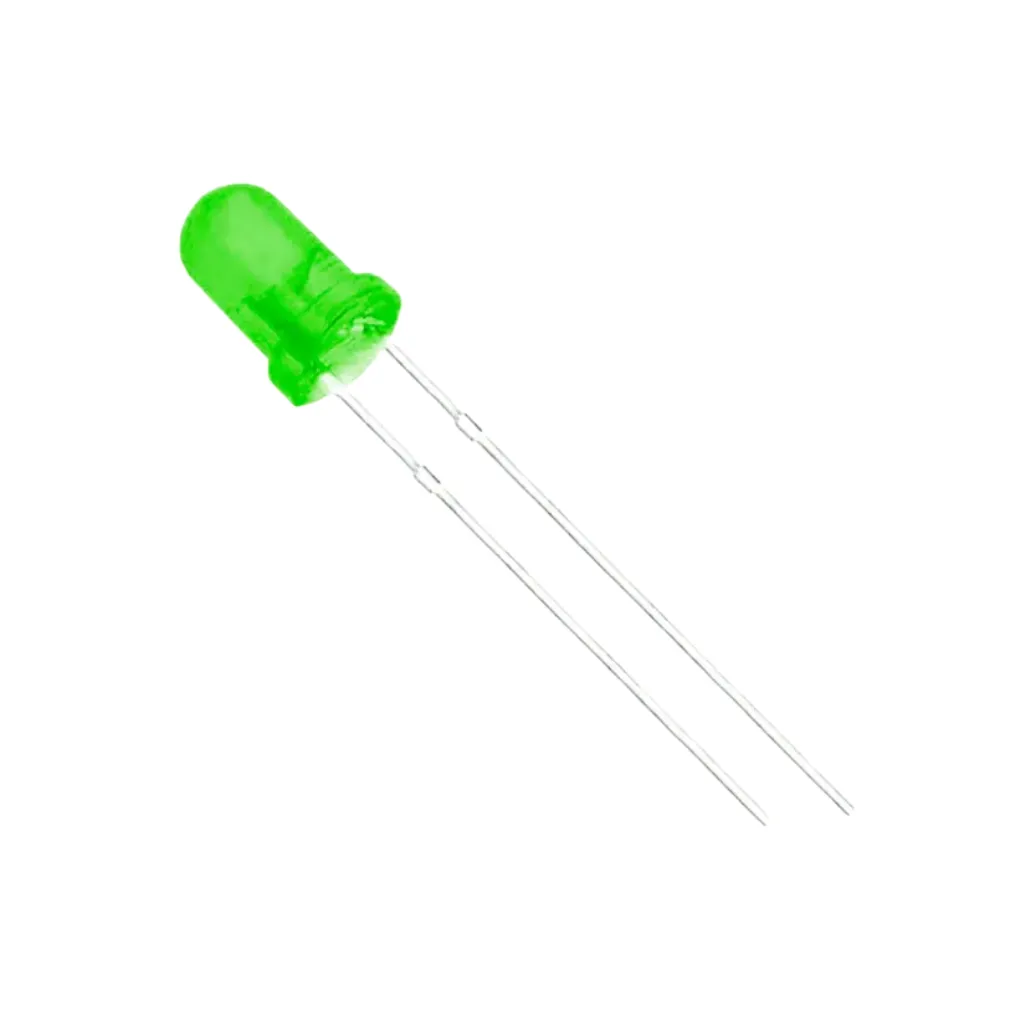 DIODO LED 5MM VERDE xUND.