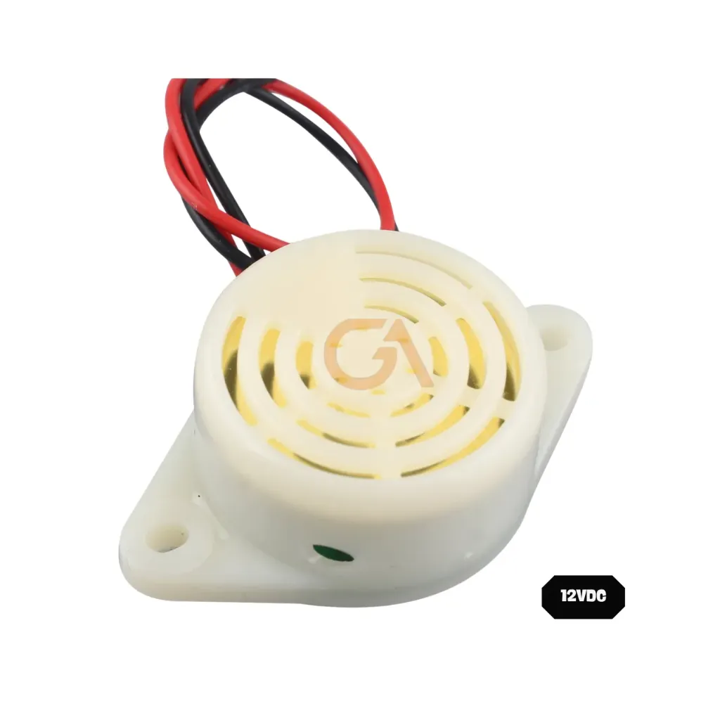 BUZZER 12VDC BLANCO SONIDO INTERMITENTE