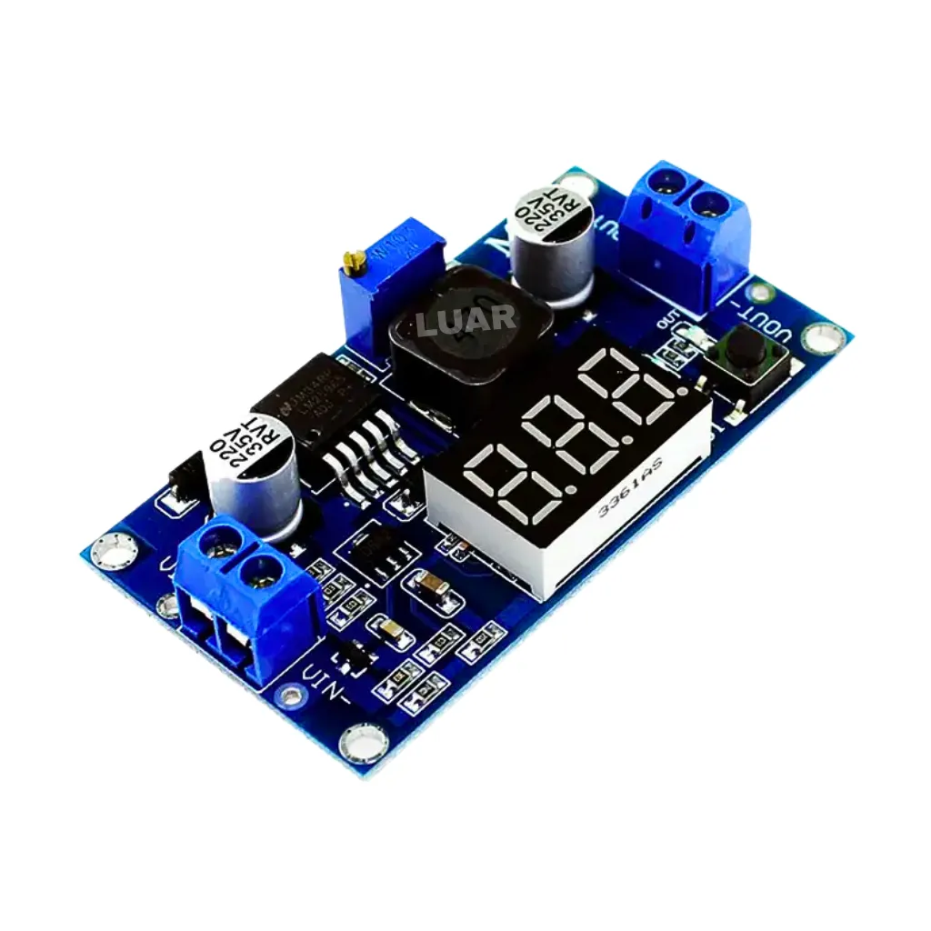 MODULO REDUCTOR (STEP-DOWN) DC-DC LM2596S C/PANTALLA LED