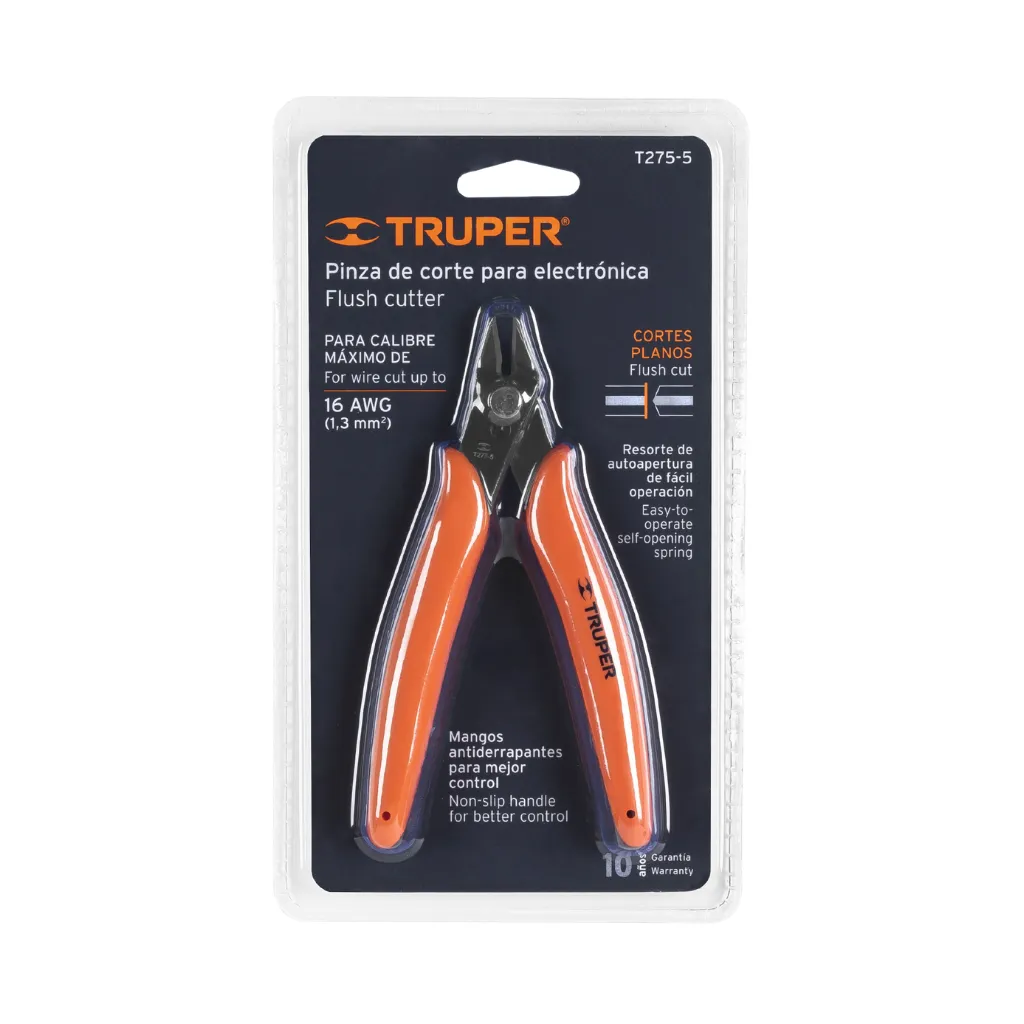 ALICATE 5 PULGADAS DE CORTE PARA ELECTRONICA TRUPER