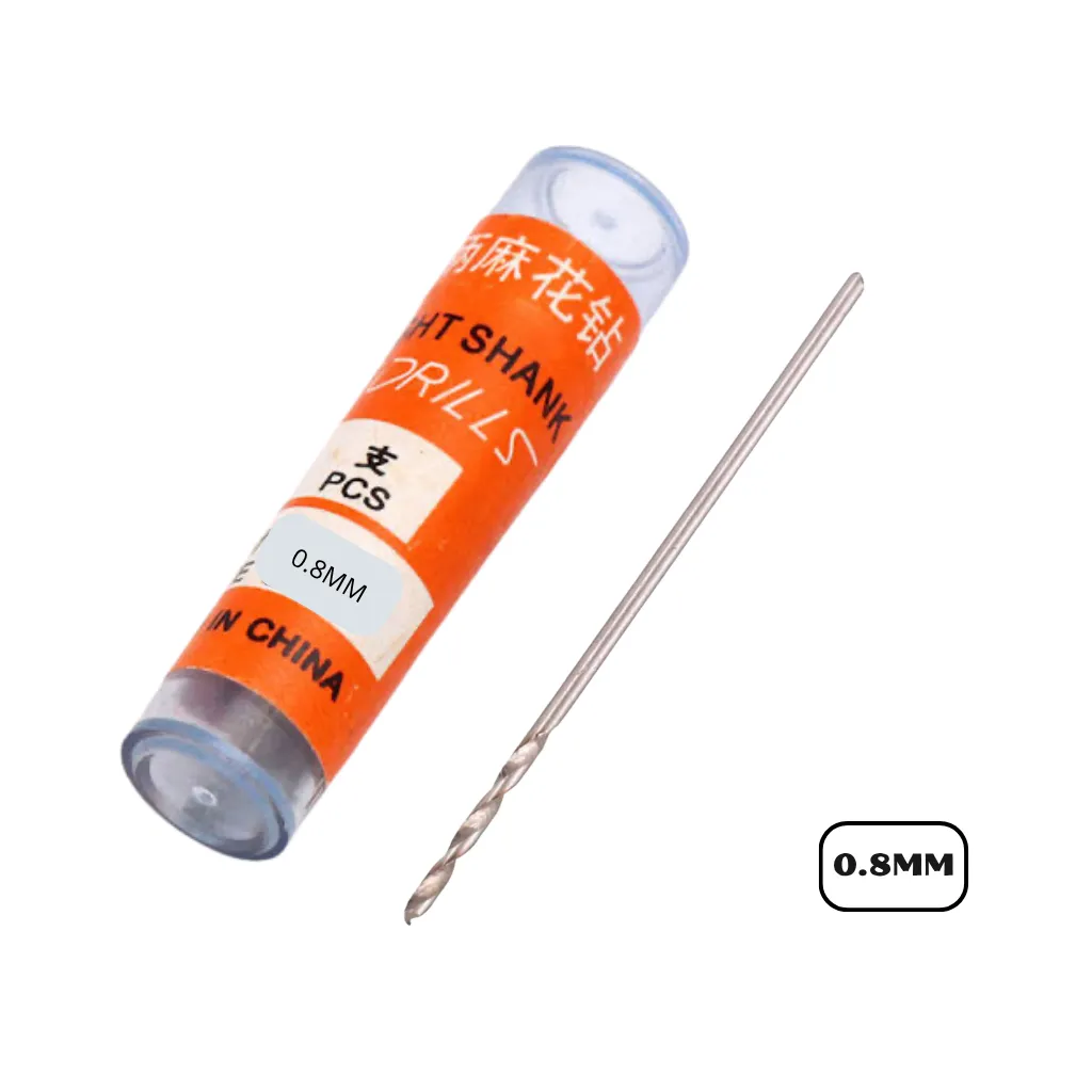 MINI BROCA SET 10PZ DE 0.8mm