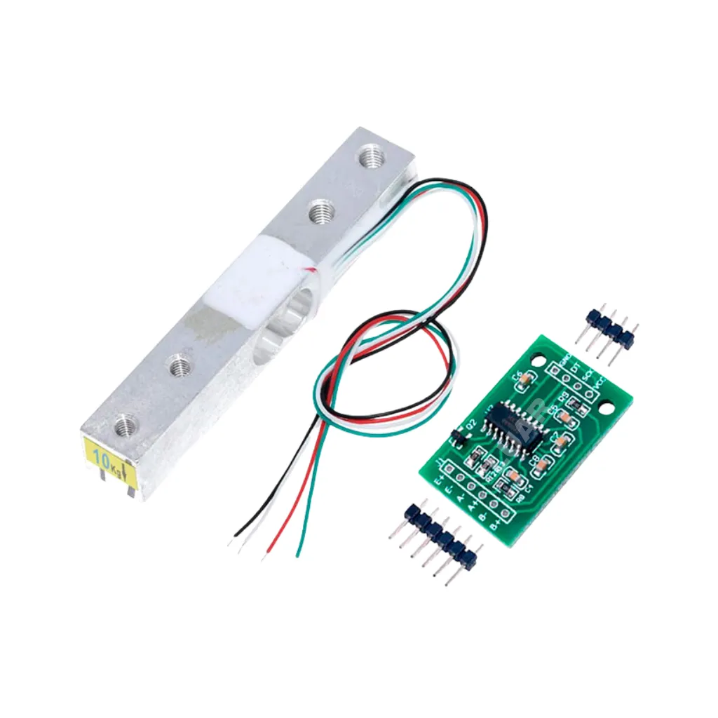 [LU-3481-1/AR-3478] CELDA DE CARGA 10KG + MODULO TRANSMISOR HX711