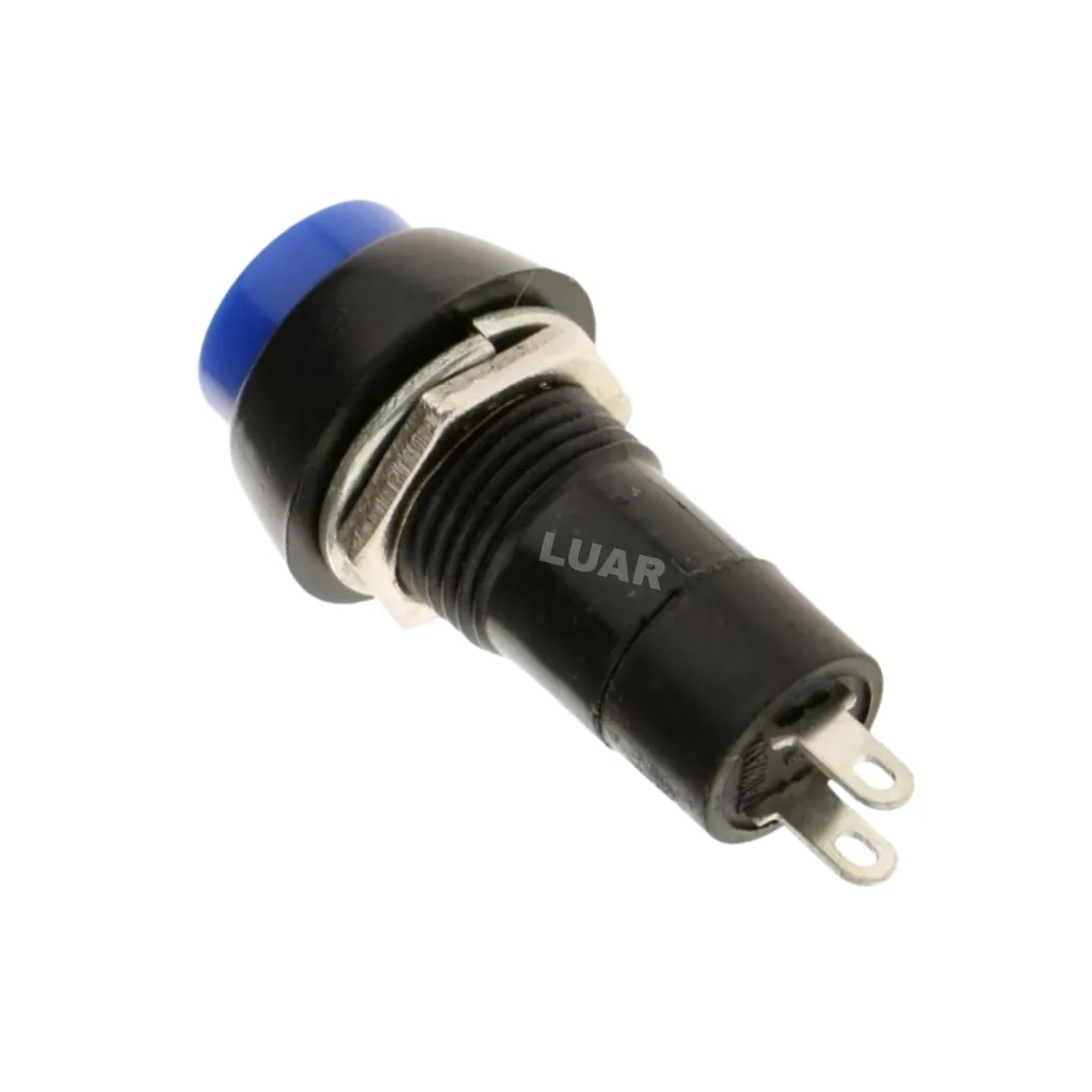 PULSADOR REDONDO ON/OFF 3A-250V AZUL
