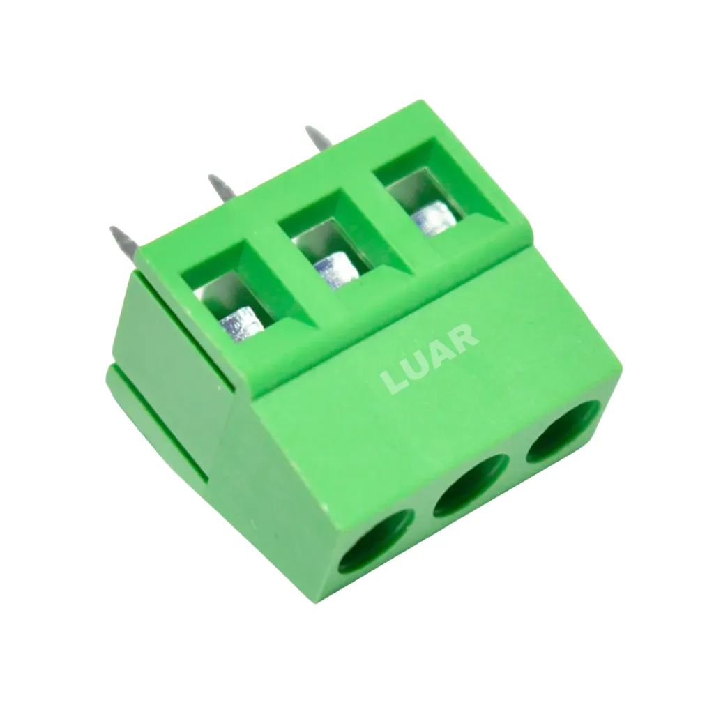 BORNERA DE CONEXION VERDE 10A-300V 3PINES KEFA