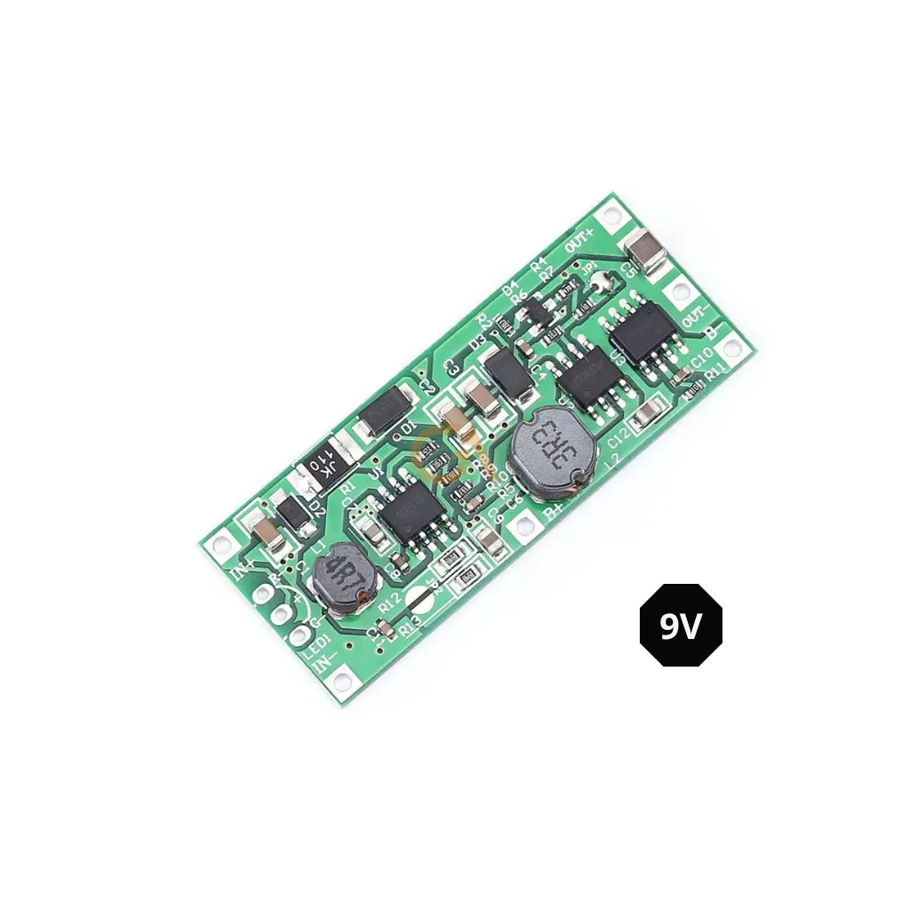 MODULO ELEVADOR DE CARGA 9V P/BATERÍA DE LITIO 18650 UPS