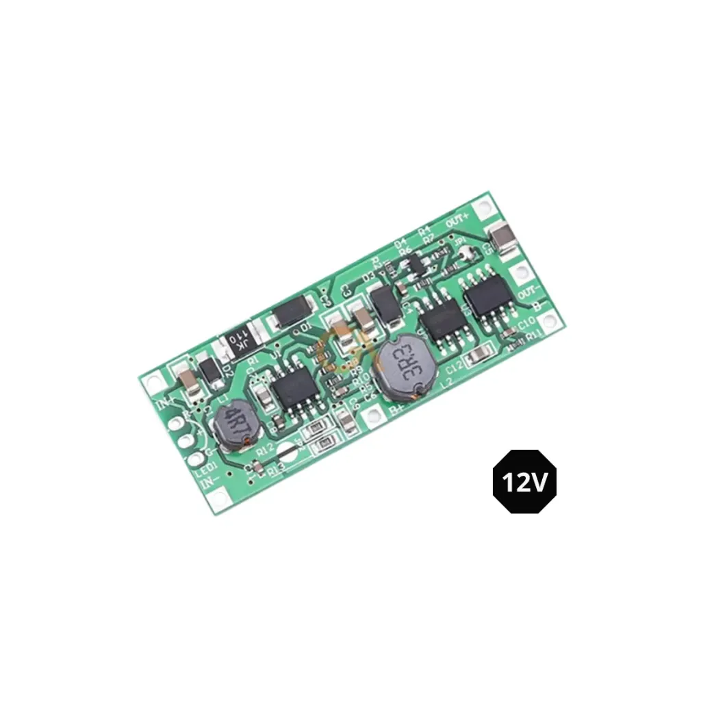 MODULO ELEVADOR DE CARGA 12V P/BATERÍA DE LITIO 18650 UPS