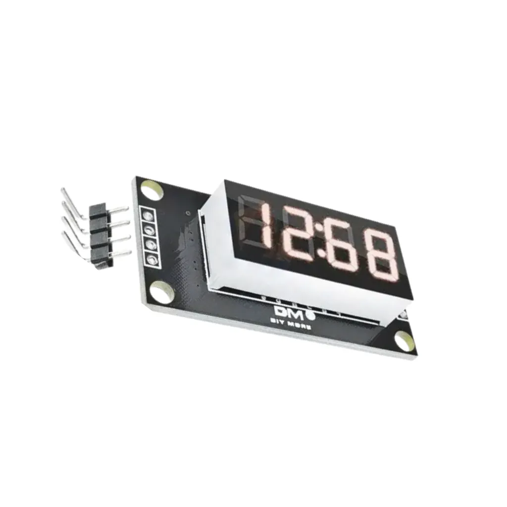 PANTALLA LED DE 4 DIGITOS 0.36 7 SEG TM1637 BLANCO