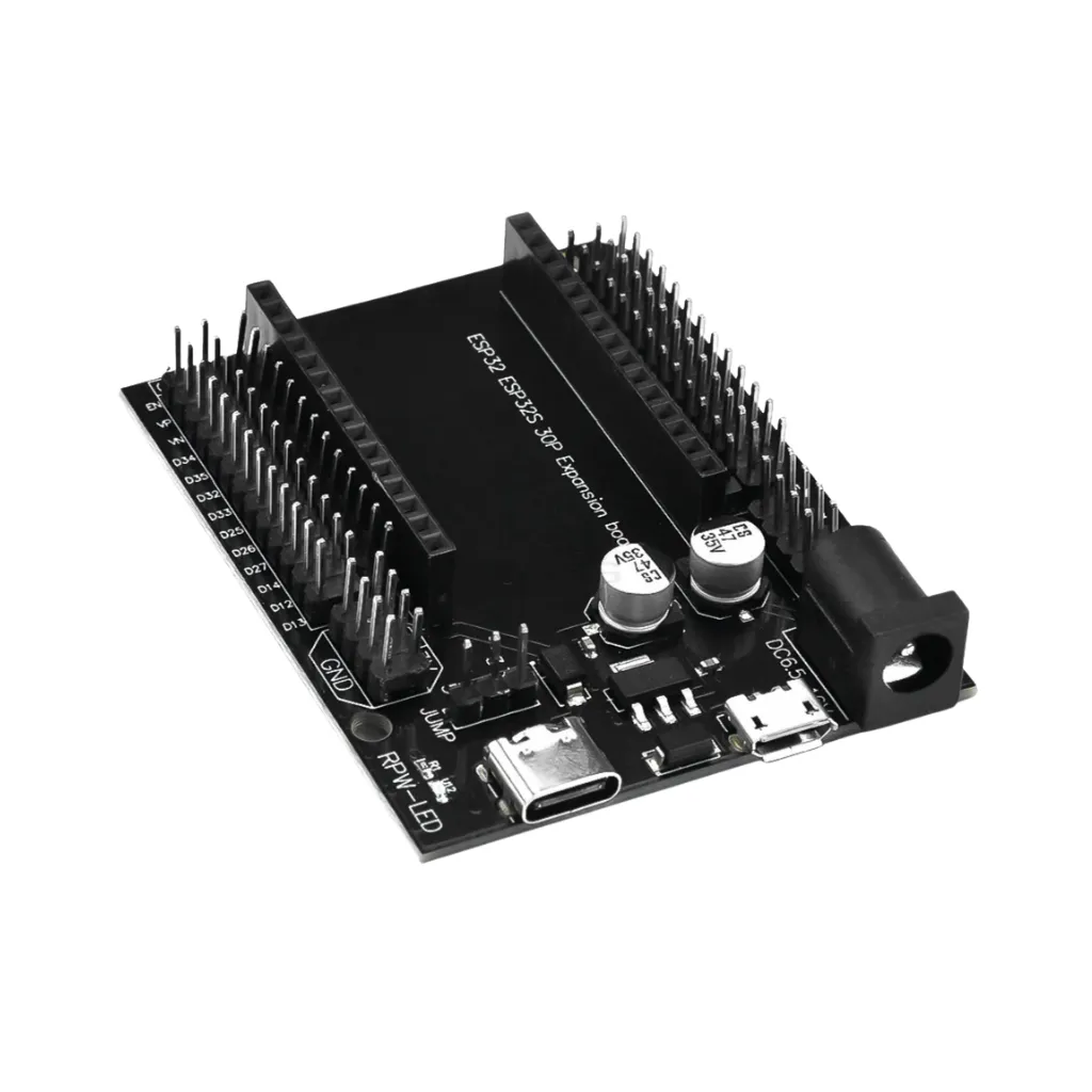 MODULO DE EXPANSION SHIELD ESP32 30P DUAL INTERFACE MICRO USB Y TIPO C