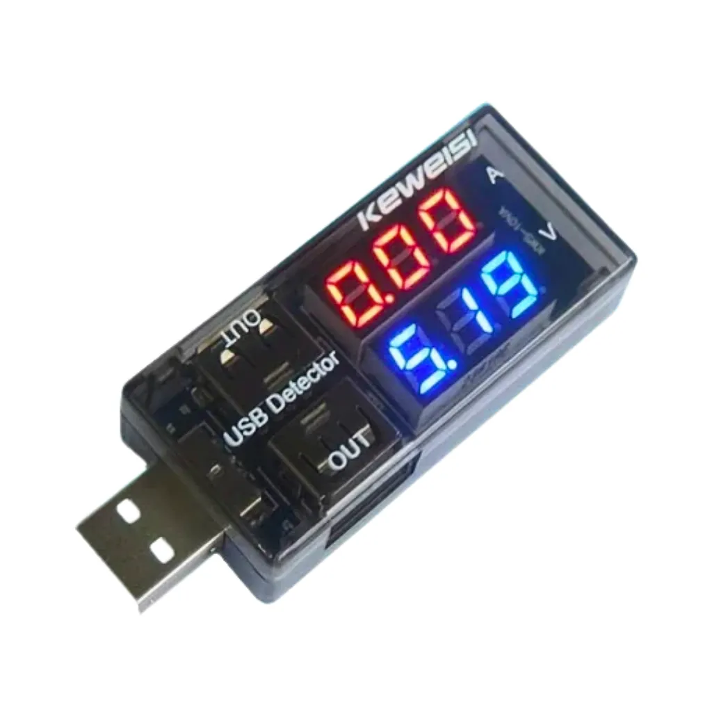 USB TEST PRUEBA MEDIDOR DIGITAL VOLTAJE/AMPERAJE