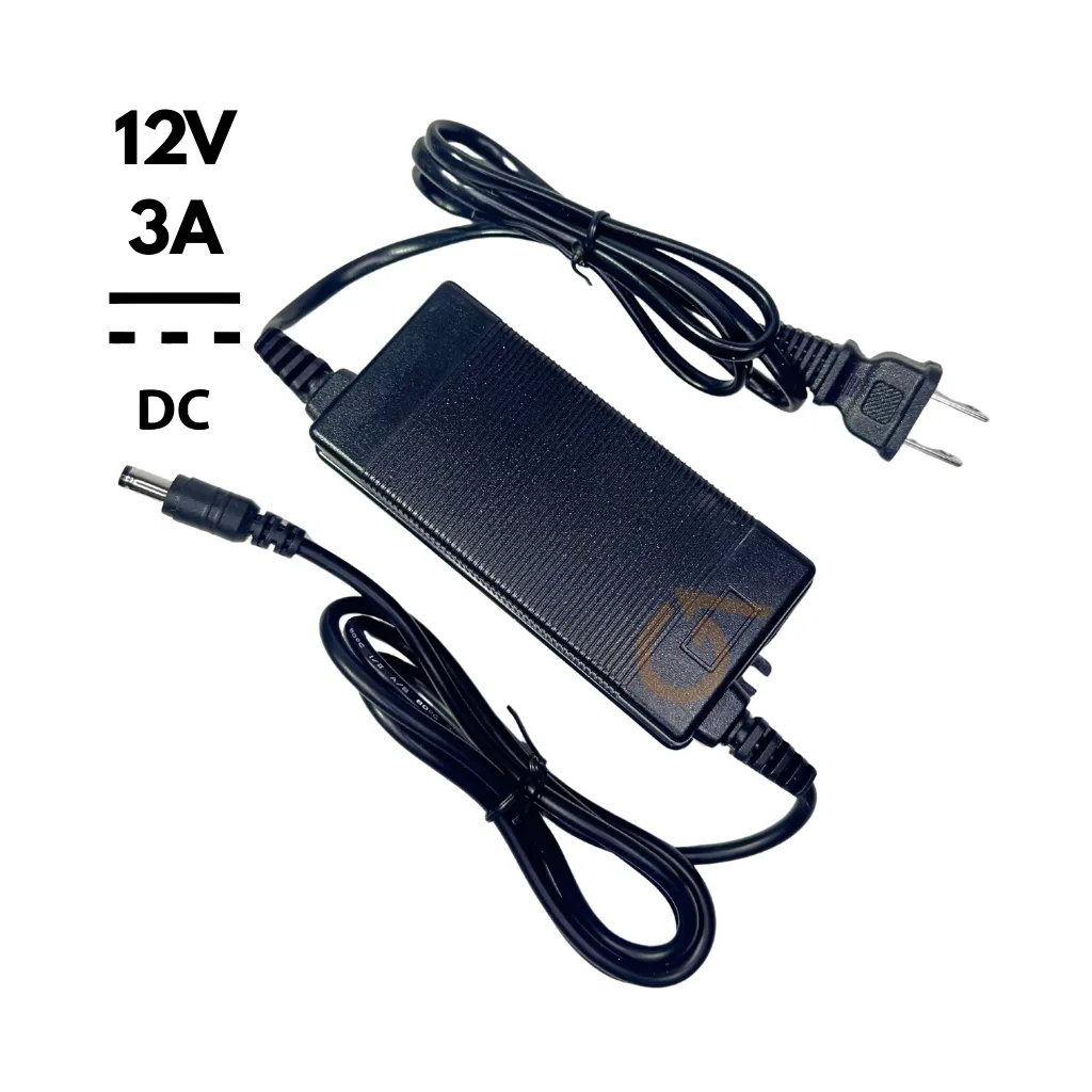 ADAPTADOR AC-DC I/P:110-240VAC(FLAT PLUG CABLE)O/P:12VDC 3A LINK