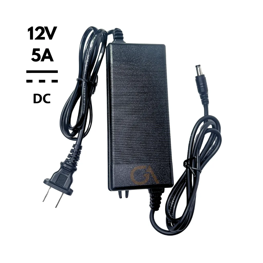 ADAPTADOR AC-DC I/P:110-240VAC(FLAT PLUG CABLE)O/P:12VDC 5A LINK