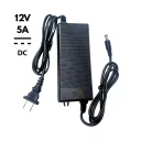 ADAPTADOR AC-DC I/P:110-240VAC(FLAT PLUG CABLE)O/P:12VDC 5A LINK
